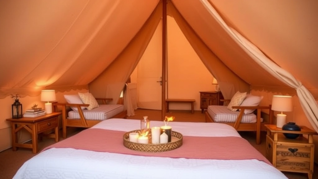 Accommodation Options: Glamping at Camp Summer Daze