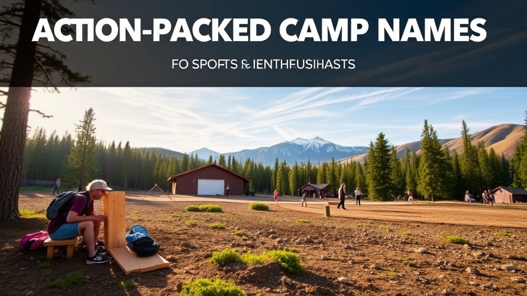 Action-Packed Camp Names for Sports Enthusiasts