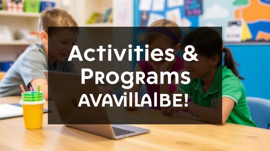 Activities and Programs Available