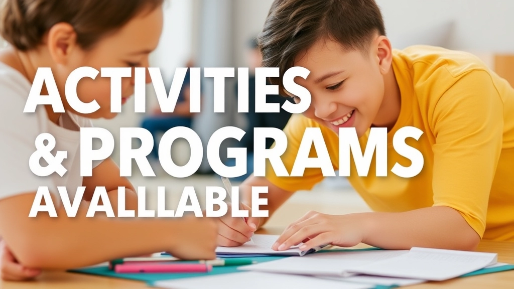 Activities and Programs Available