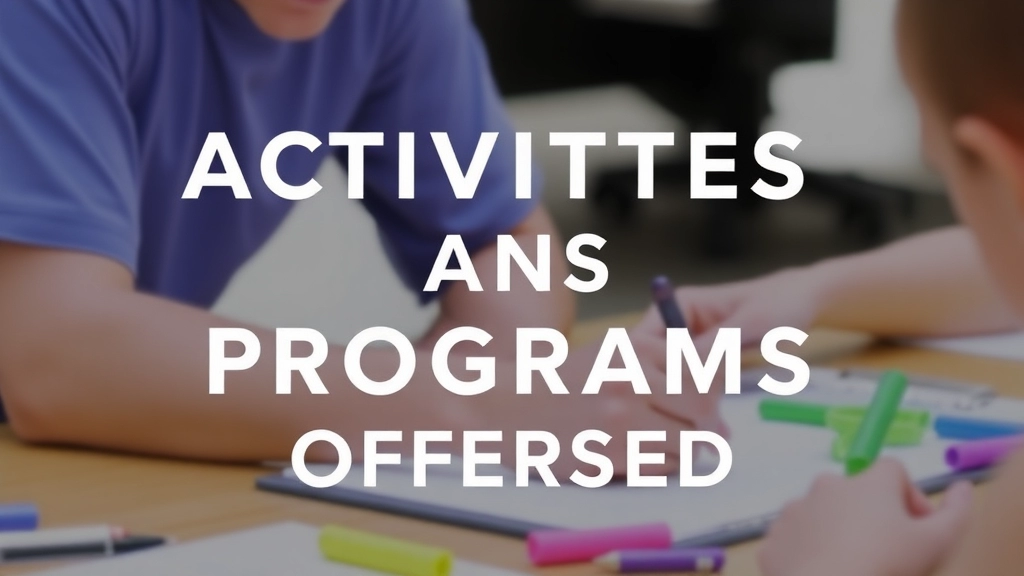 Activities and Programs Offered