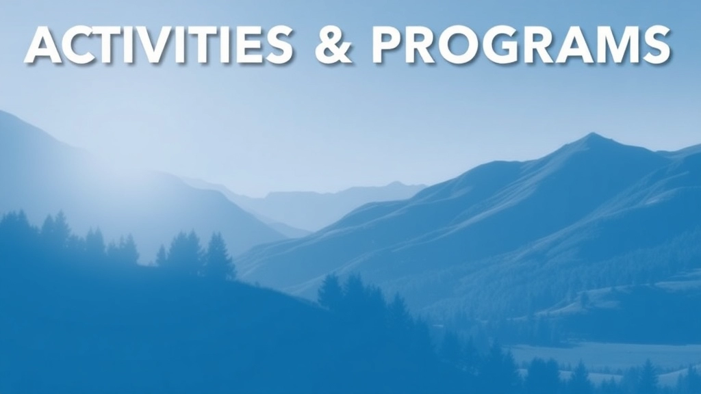 Activities and Programs Offered