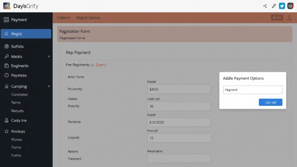 Adding Online Payment Options to Your Registration Form