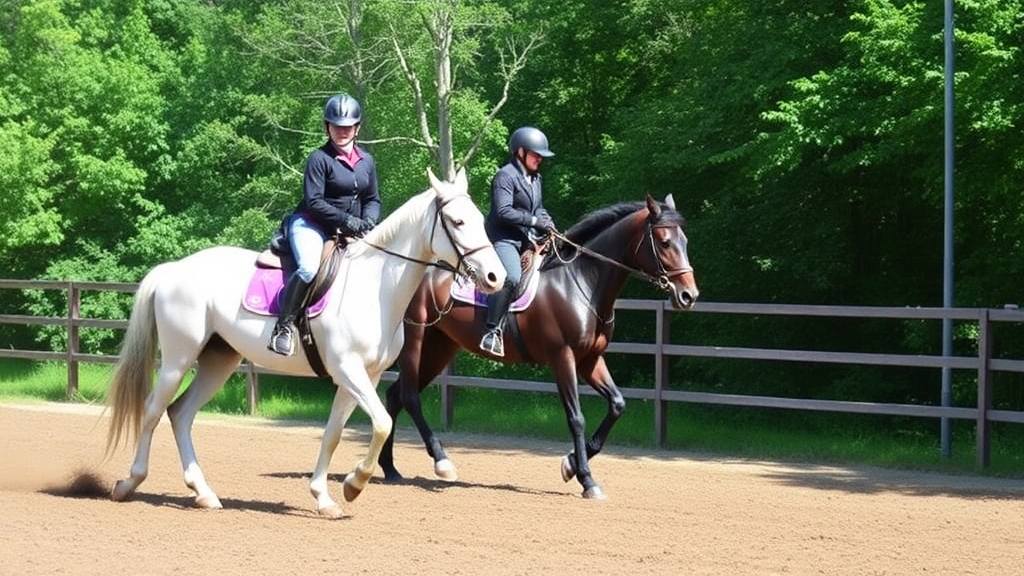 Advanced Horse Riding Programs and Competitions at Camps