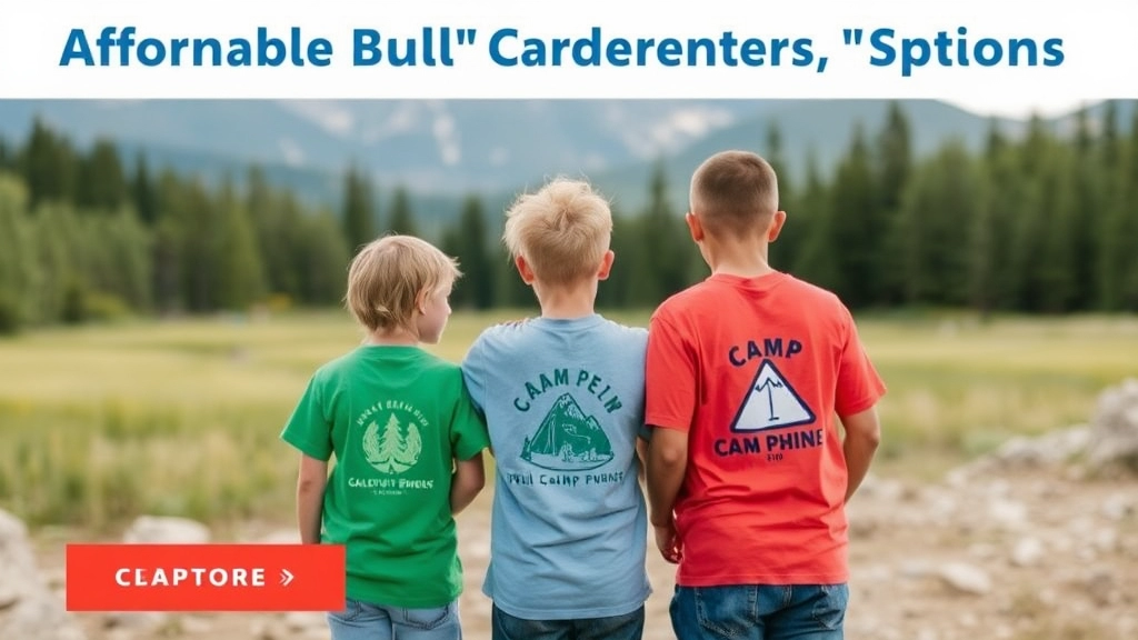 Affordable Bulk Ordering Options for Camp T-Shirts