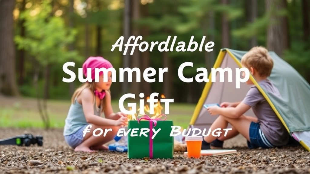 Affordable Summer Camp Gift Ideas for Every Budget