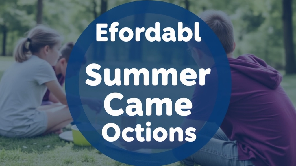 Affordable Summer Camp Options