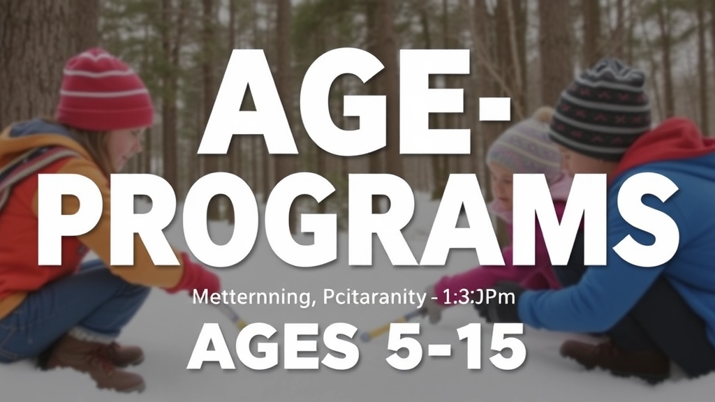 Age-Appropriate Programs at Bretton Woods (Ages 5-15)