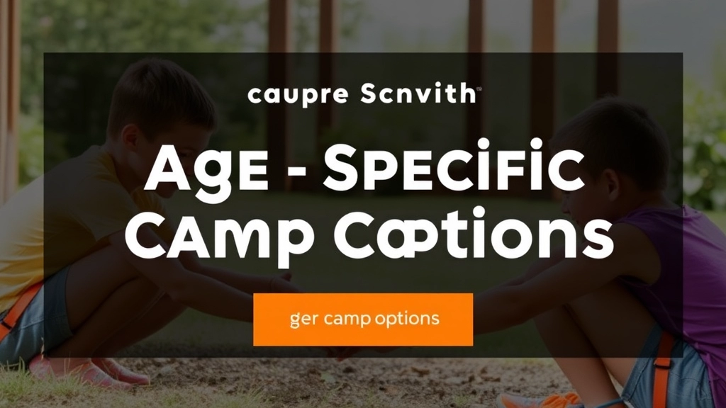 Age-Specific Camp Options