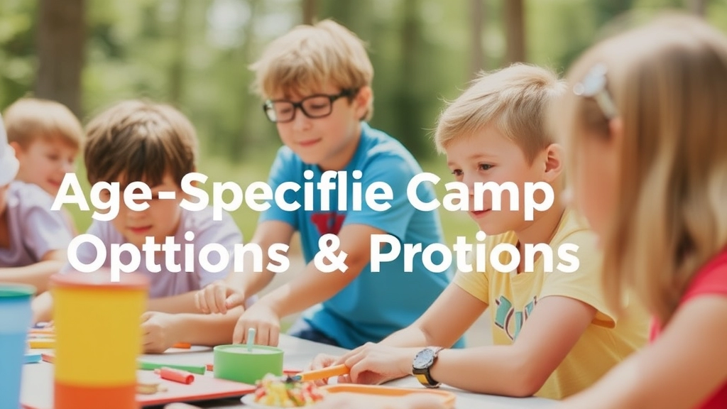 Age-Specific Camp Options and Programs