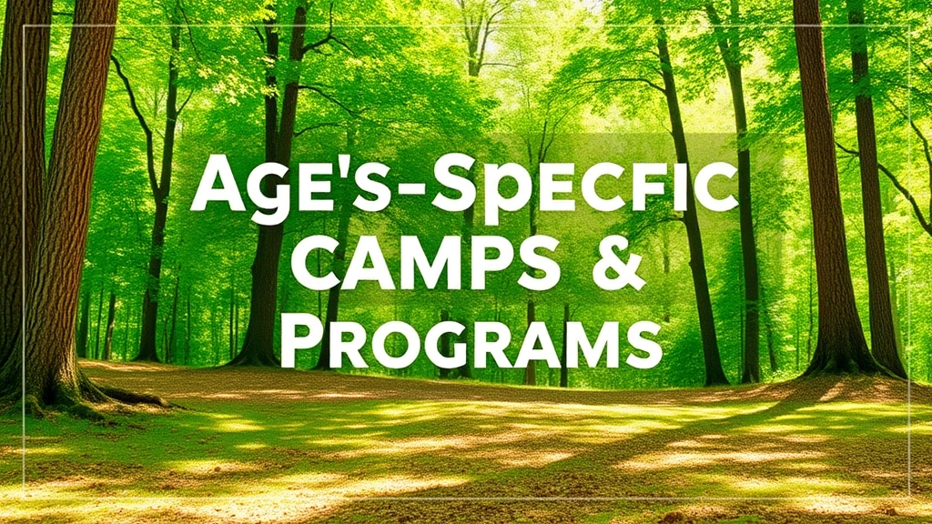 Age-Specific Camps and Programs