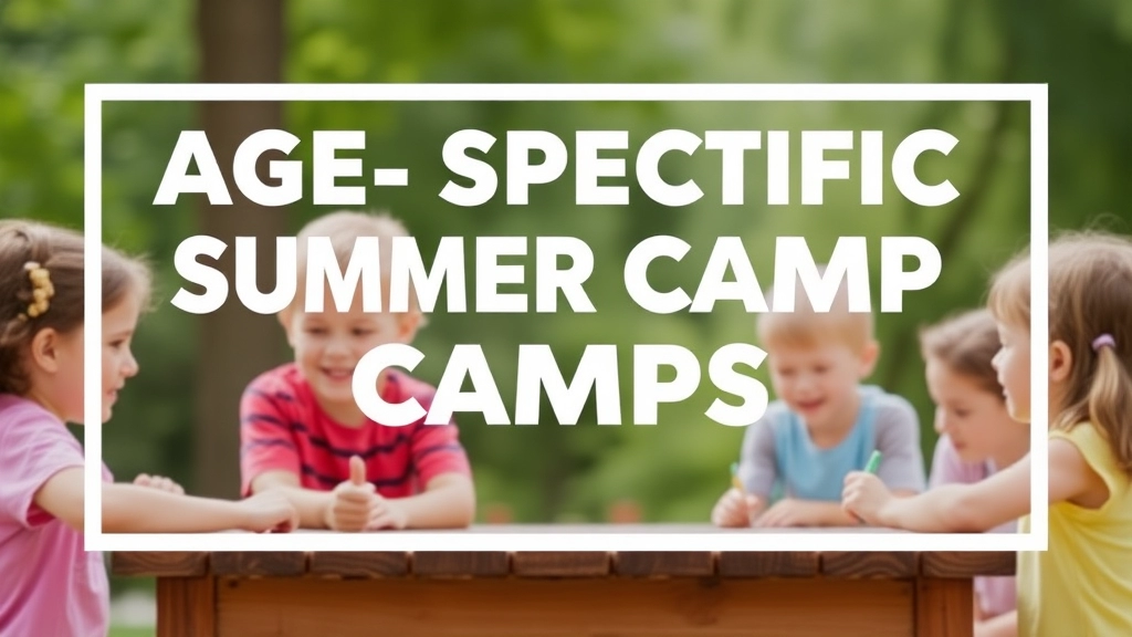 Age-Specific Summer Camps