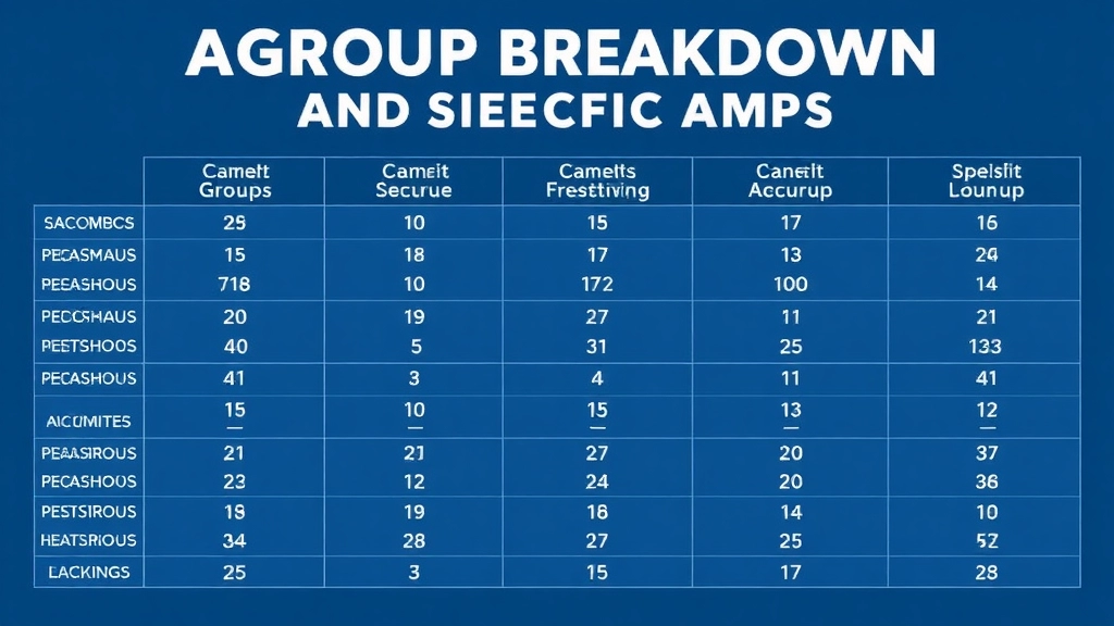 Age Group Breakdown and Specific Camps