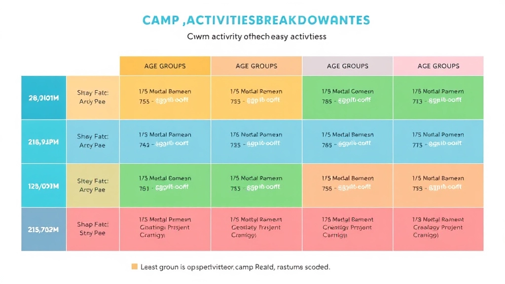 Age Groups and Camp Activities Breakdown