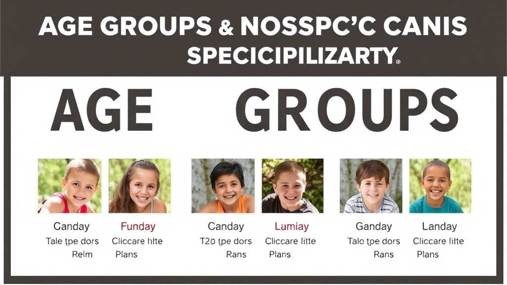 Age Groups and Camp Specializations