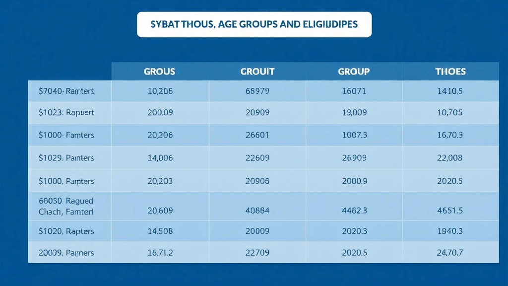 Age Groups and Eligibility