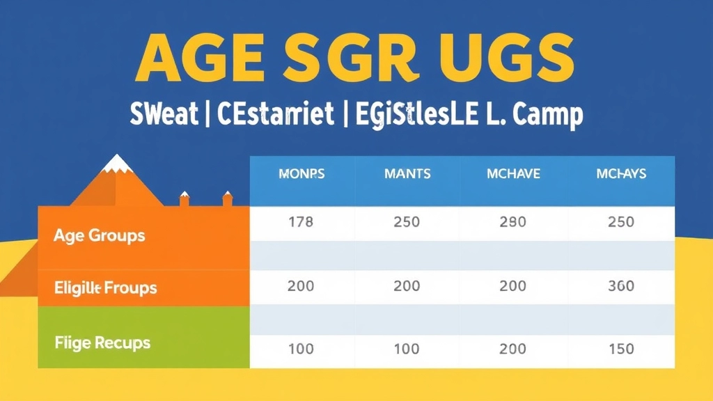 Age Groups and Eligibility for MoSH and Moshava Camps