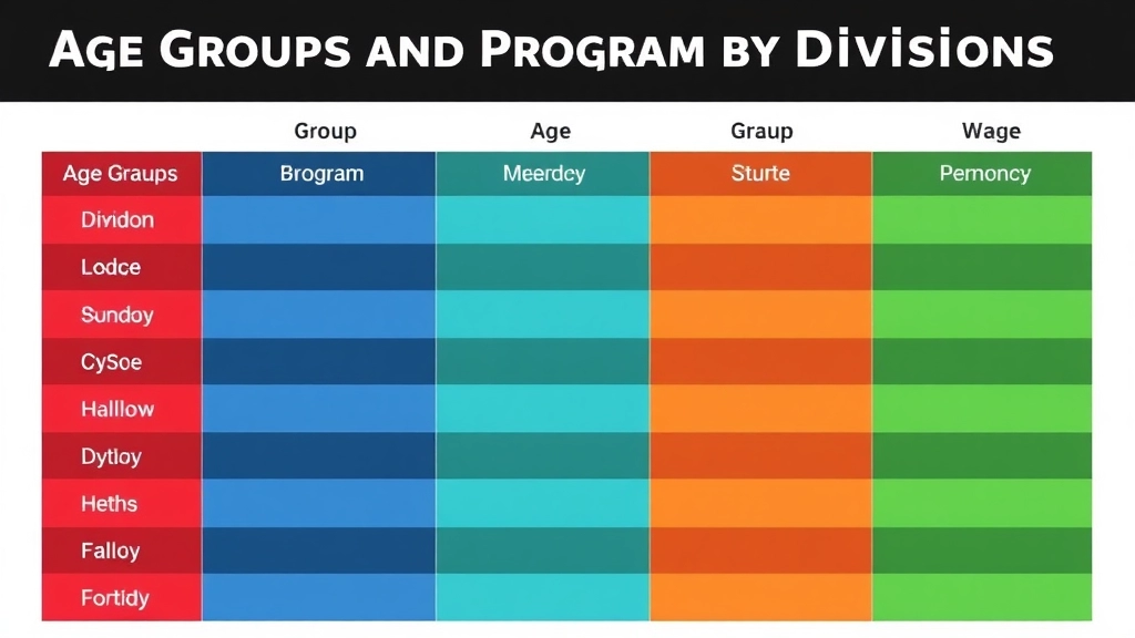 Age Groups and Program Divisions