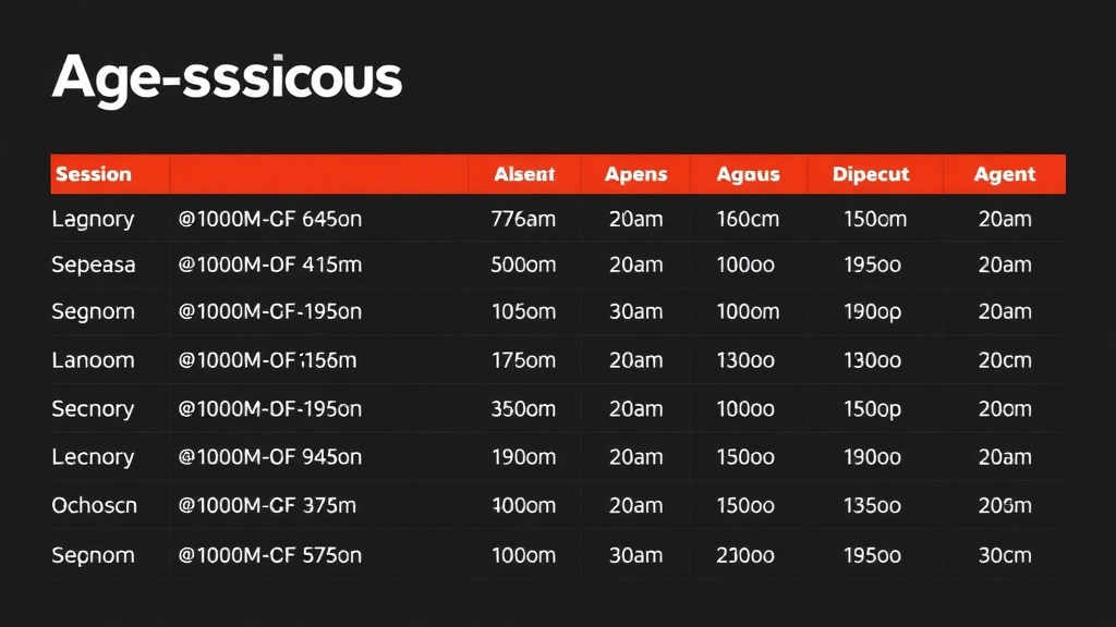 Age Groups and Session Dates