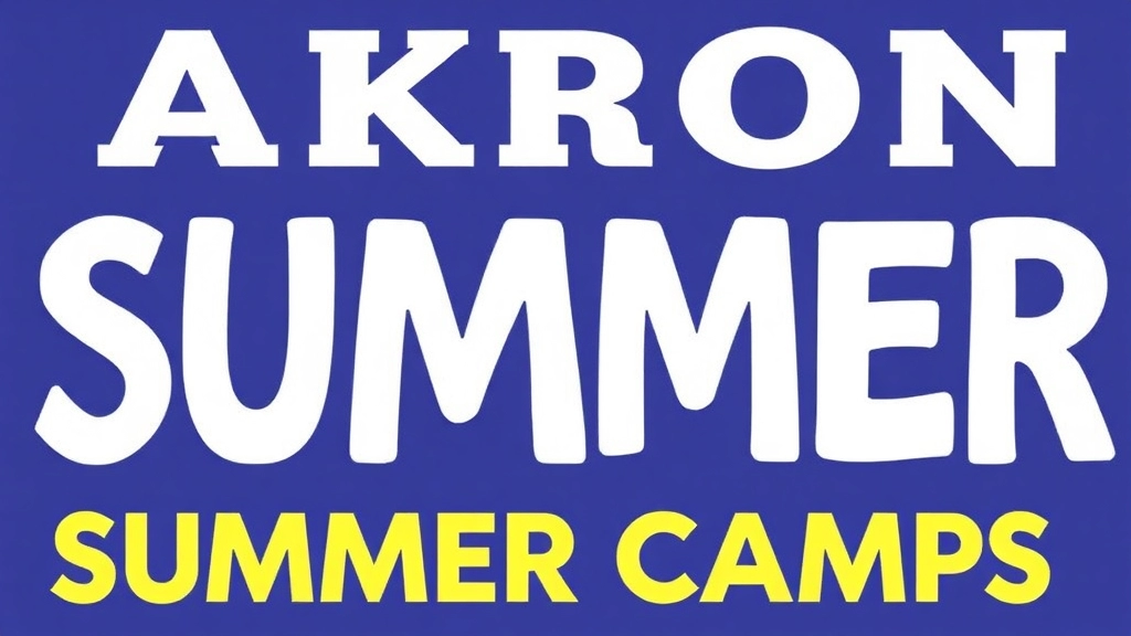 Top Akron Summer Camps for Kids in 2024