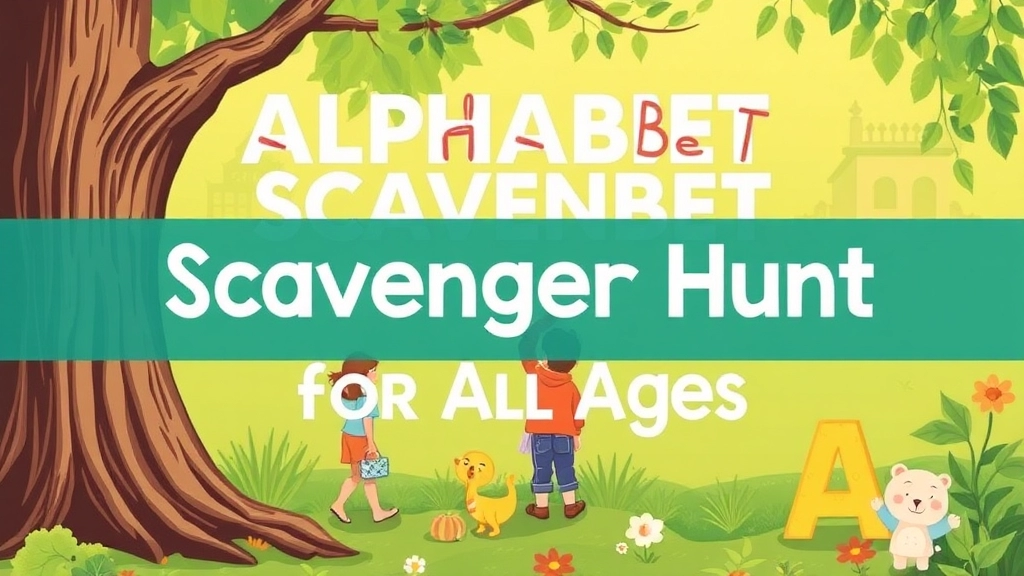 Alphabet Scavenger Hunts for All Ages