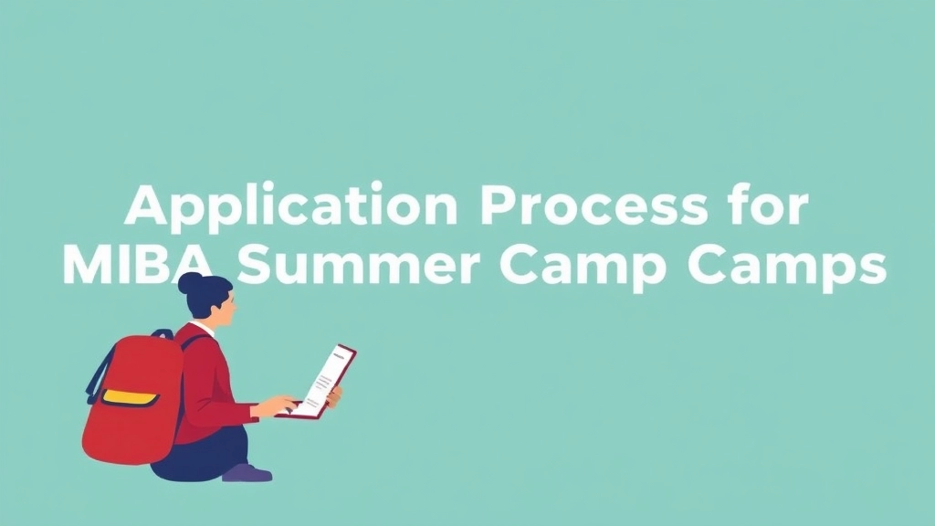 Application Process for MBA Summer Camps