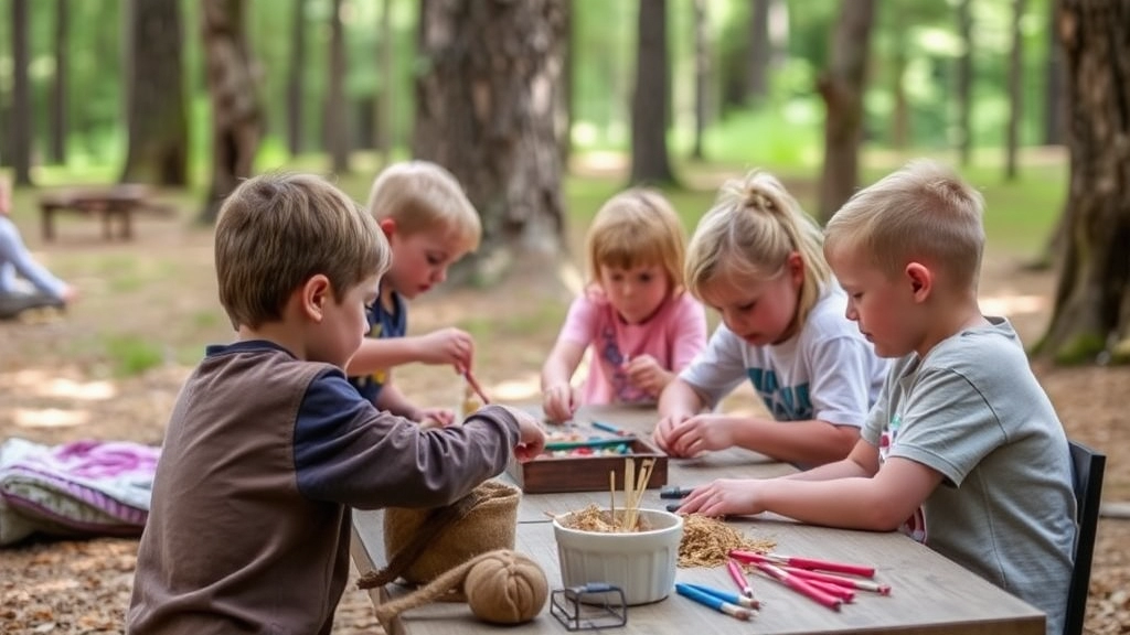 Arts and Crafts Terminology in Camp Settings