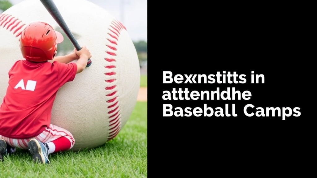 Benefits of Attending Baseball Camps