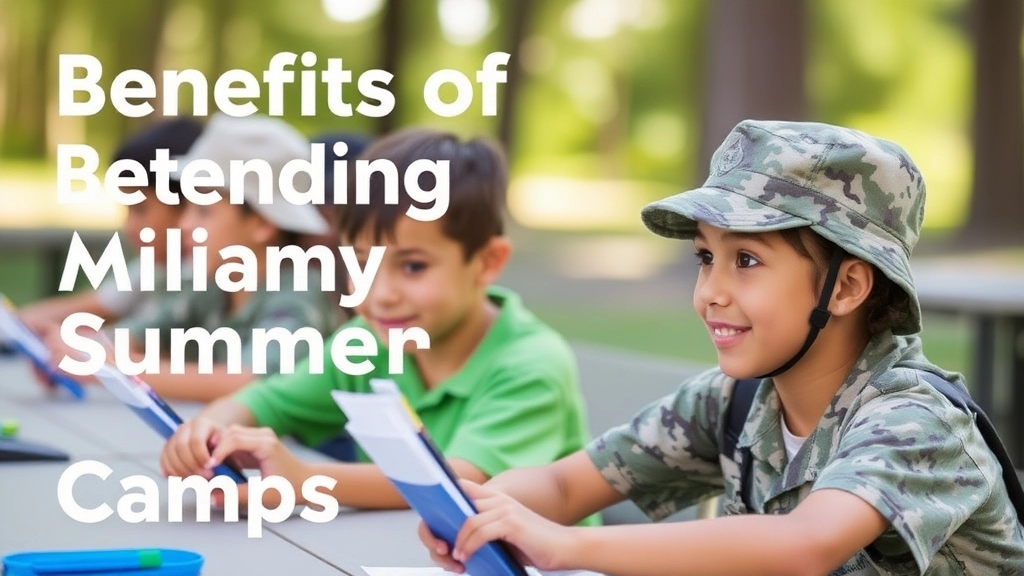 Benefits of Attending Military Summer Camps