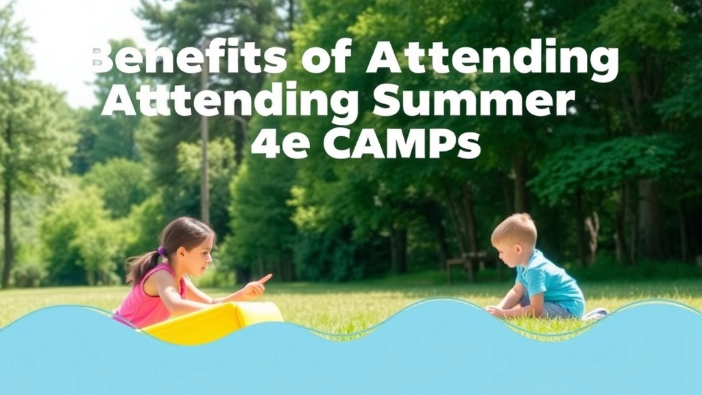 Benefits of Attending Summer Camps