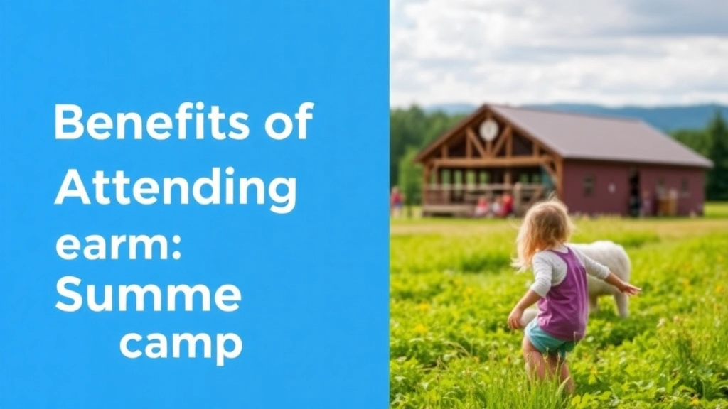 Benefits of Attending a Farm Summer Camp