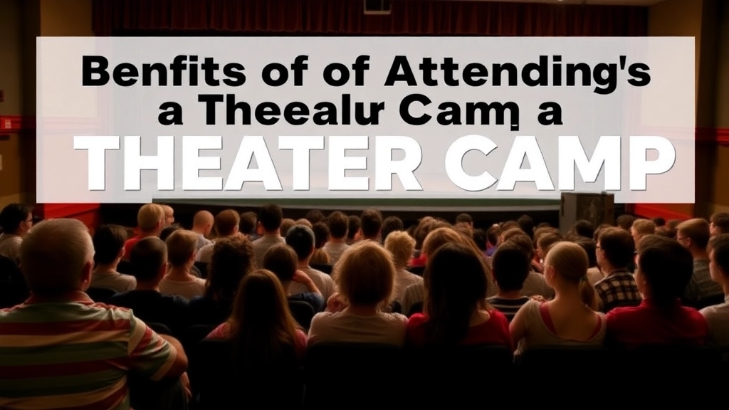 Benefits of Attending a Theater Camp