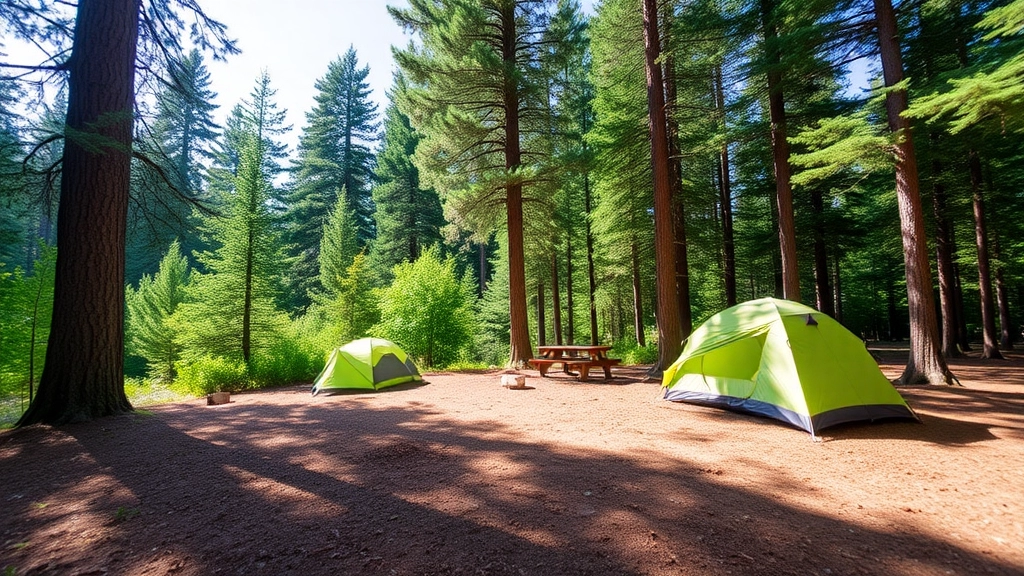 Benefits of Camping Near Forests and Shaded Areas