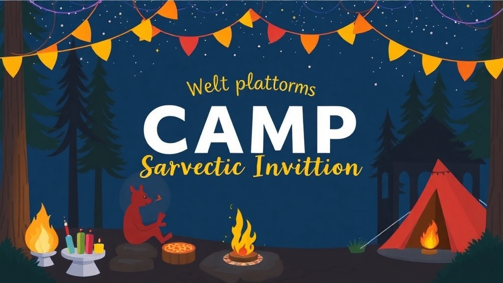 Best Platforms for Creating Camp Invitations