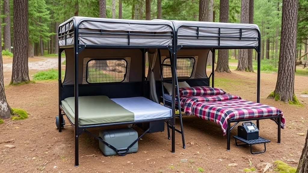 Best Portable Bunk Beds for Camping