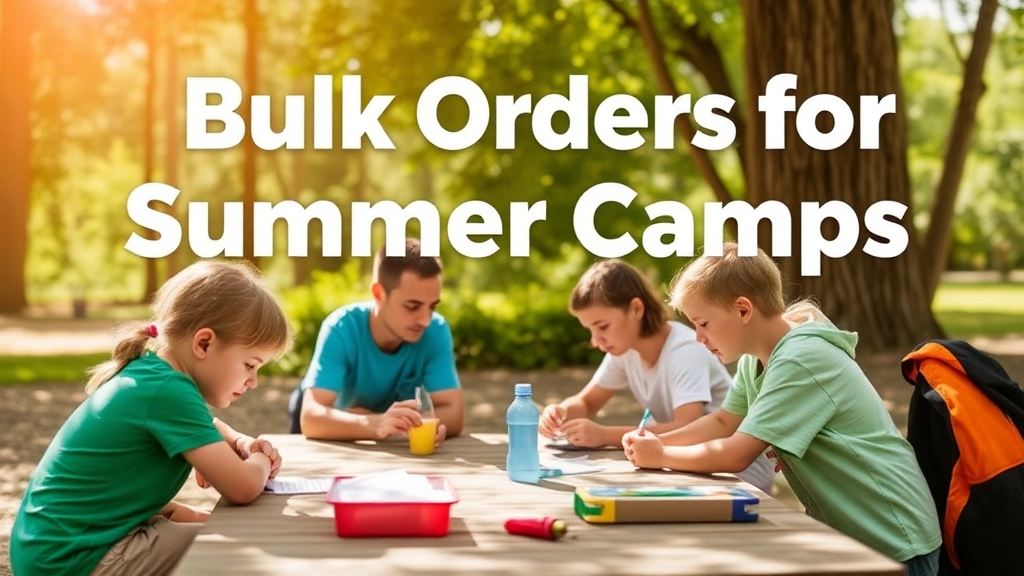 Bulk Orders for Summer Camps: Benefits and Best Deals