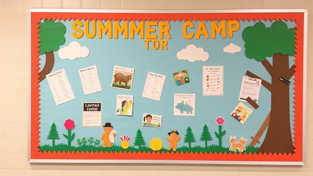 Creative Bulletin Boards for Summer Camps