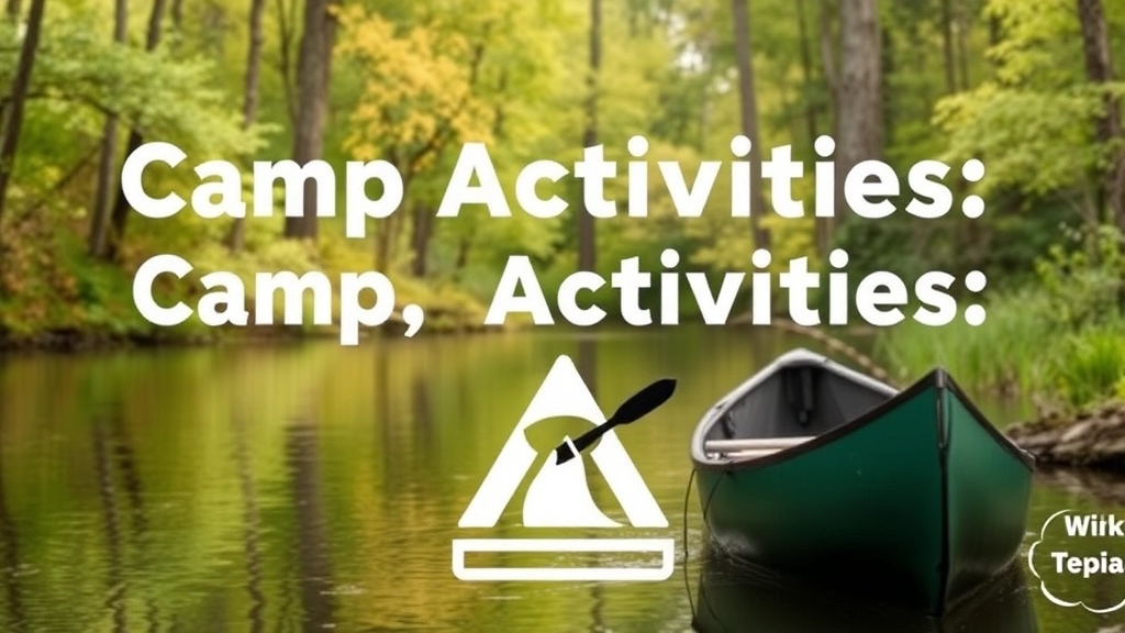 Camp Activities: Hiking, Canoeing, and More