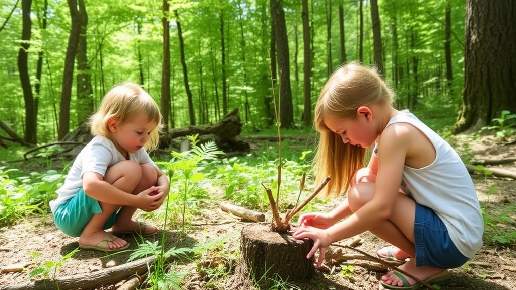 Camp Activities: Nature Exploration and Wildlife Learning