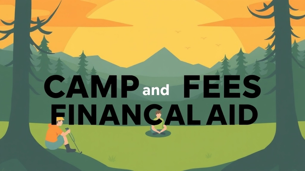 Camp Fees and Financial Aid Options