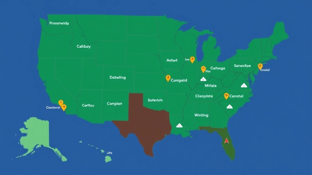 Camp Locations: Centres Across the U.S.