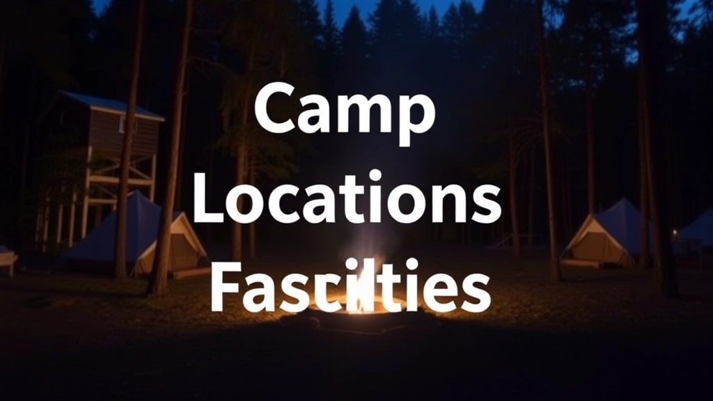 Camp Locations and Facilities