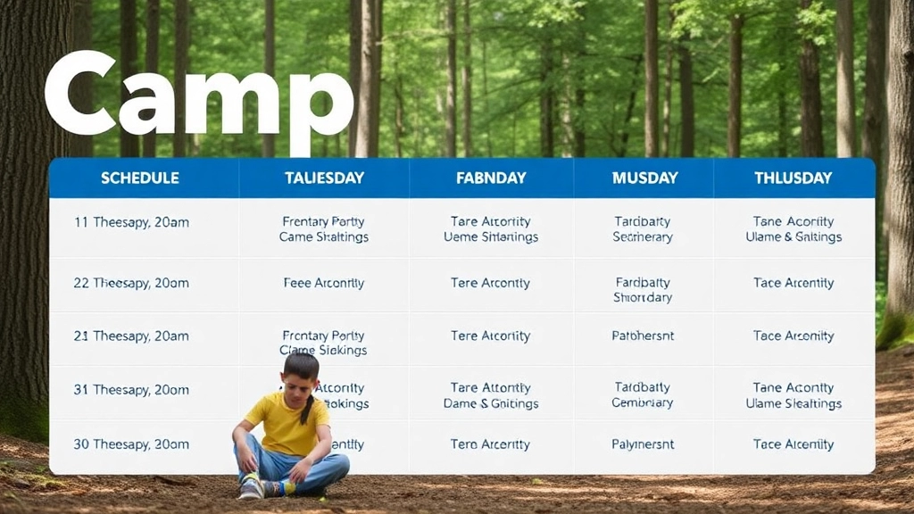 Camp Schedules and Daily Activities