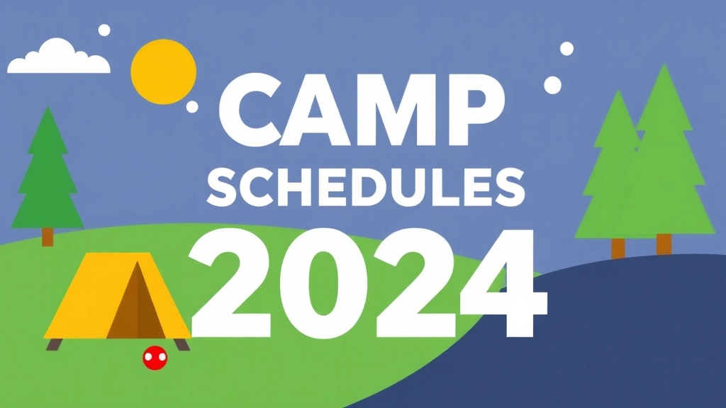 Camp Schedules and Locations for 2024