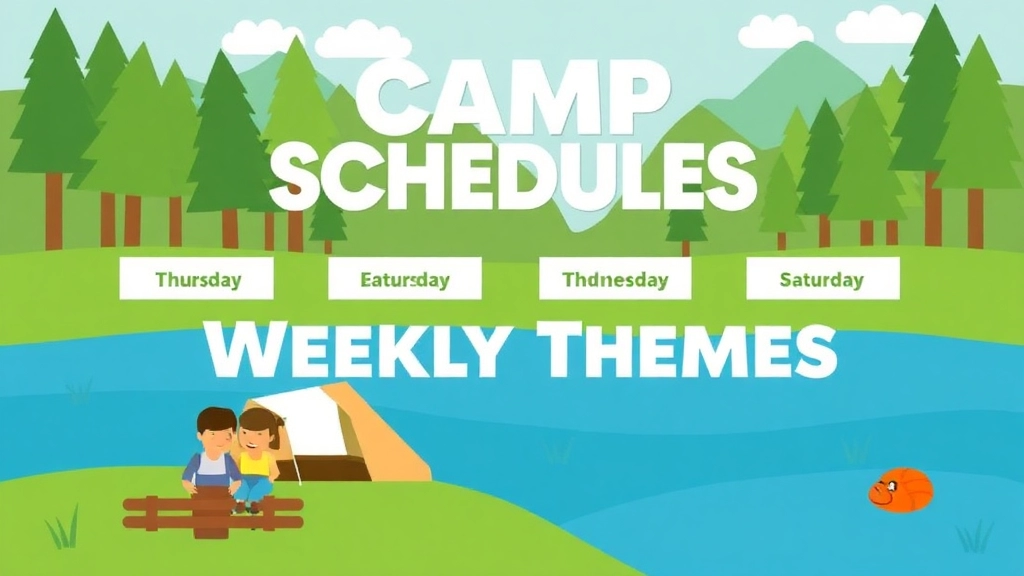 Camp Schedules and Weekly Themes