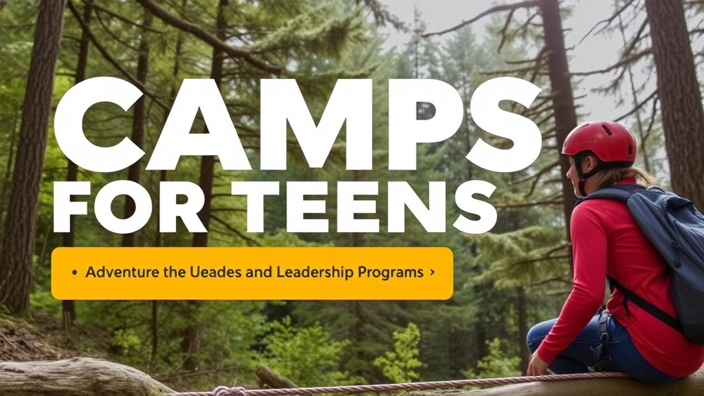 Camps for Teens: Adventure and Leadership Programs