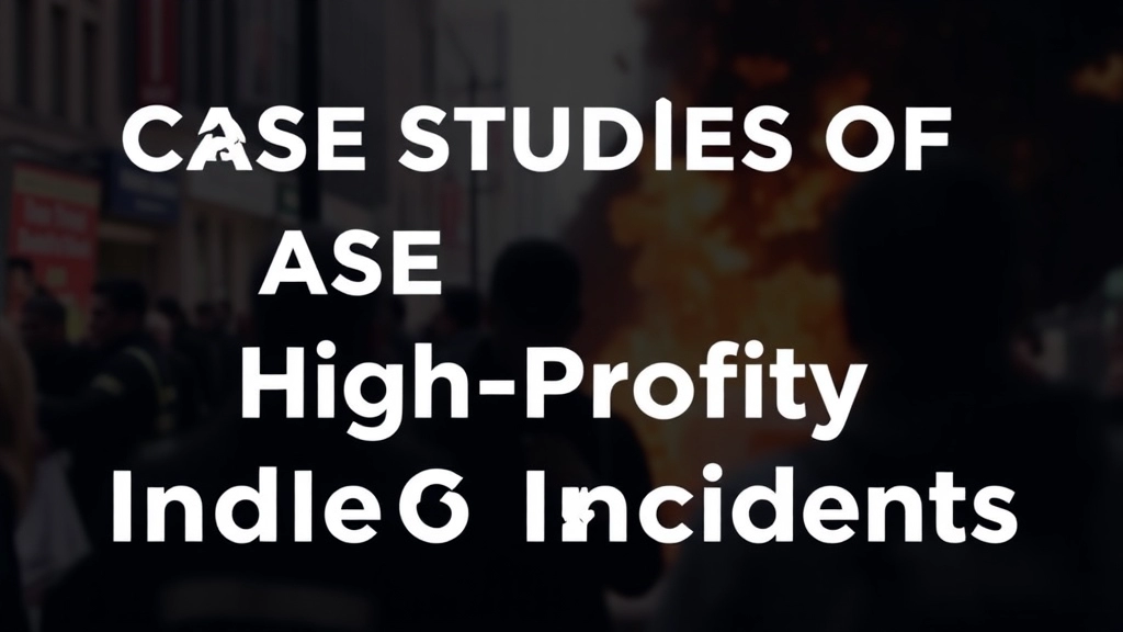 Case Studies of High-Profile Incidents