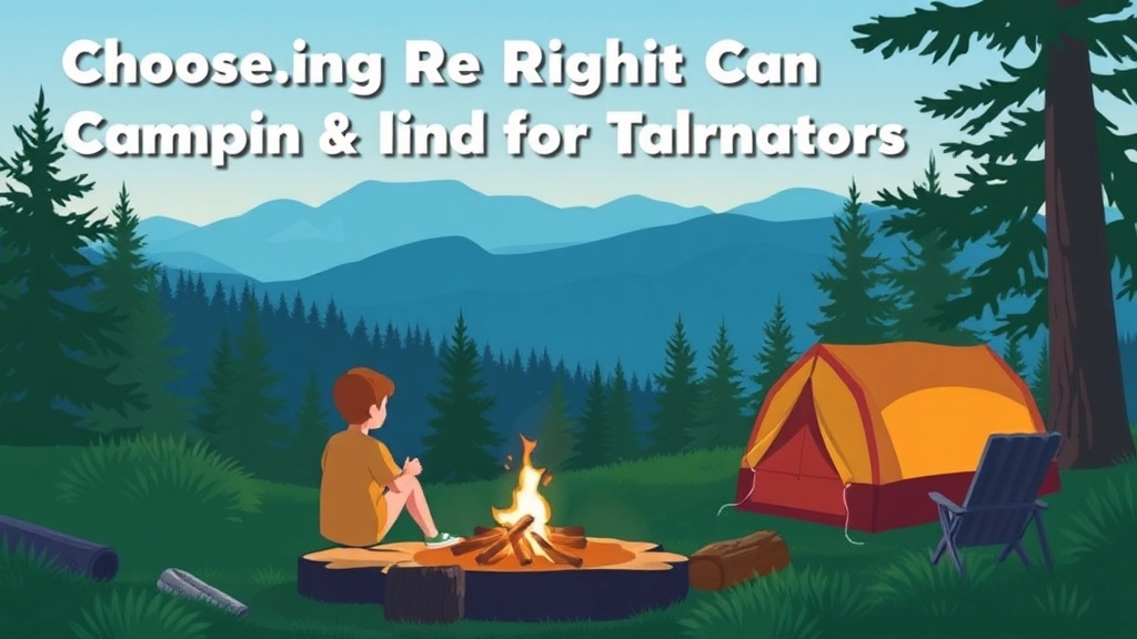 Choosing the Right Camp for Your Scout