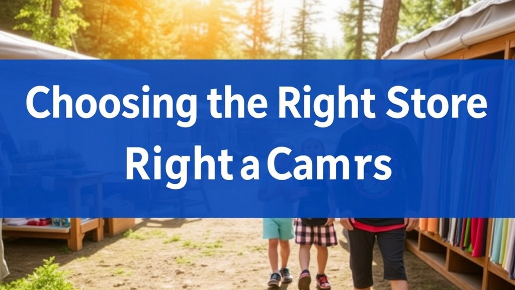 Choosing the Right Store Summer Camp