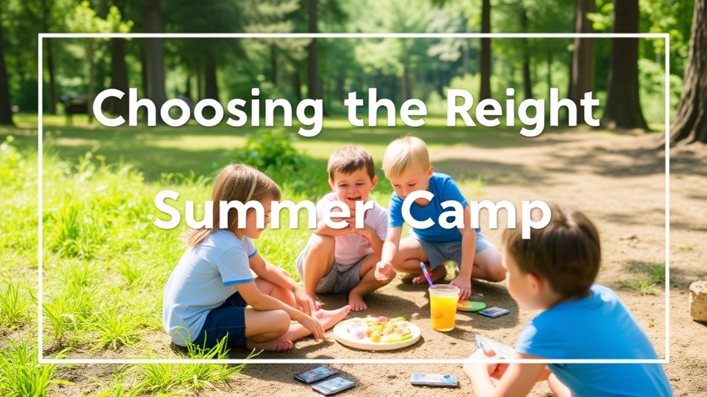 Choosing the Right Summer Camp